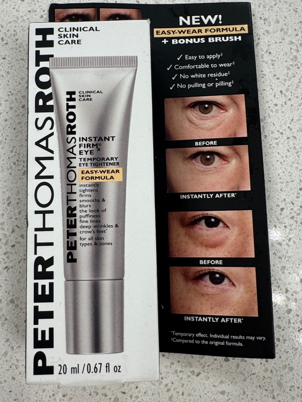 Peter Thomas Roth Eye Tightener - Silver & White Packaging